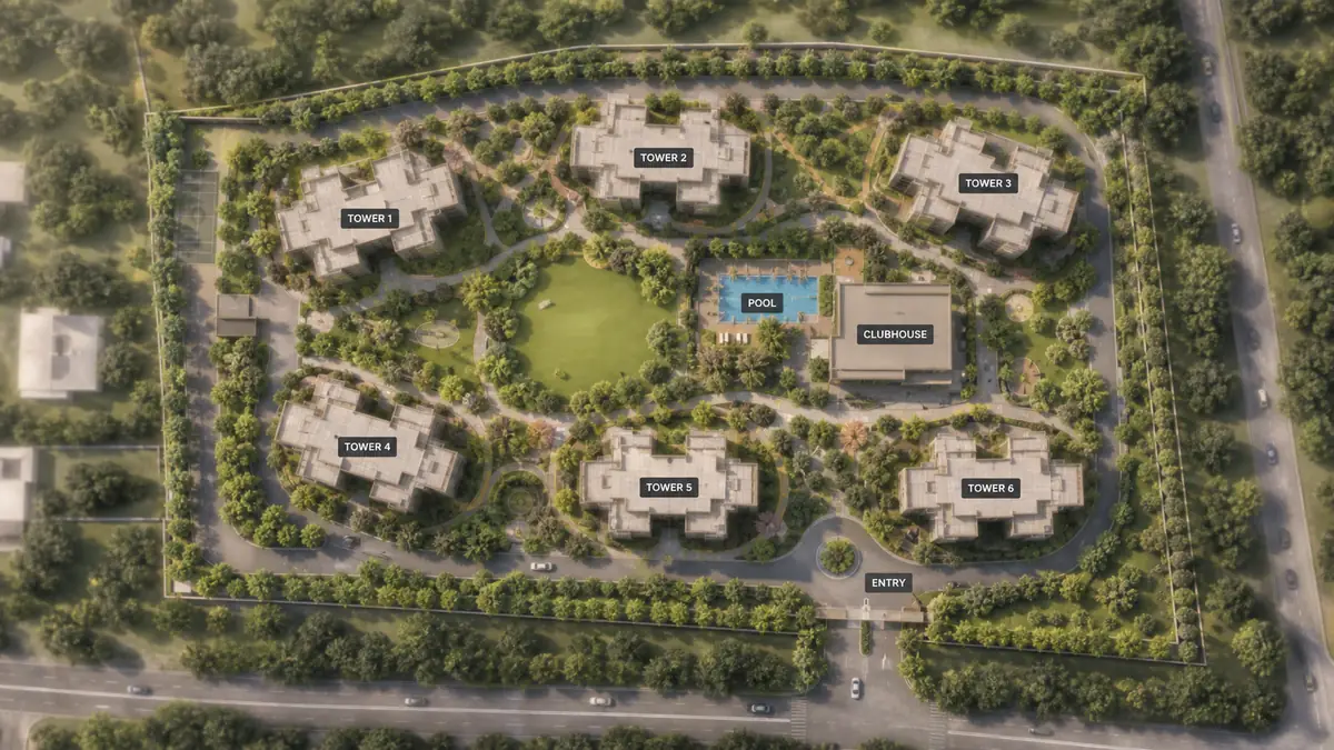 Lodha Hopefarm Whitefield master plan site layout Lodha Hopefarm Whitefield master plan site layout